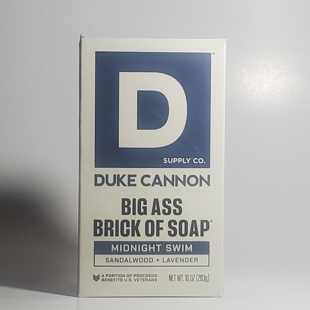Duke Cannon Big Brick of Soap -- Midnight Swim Sandalwood & Lavender 10 oz. NEW - Picture 2 of 6